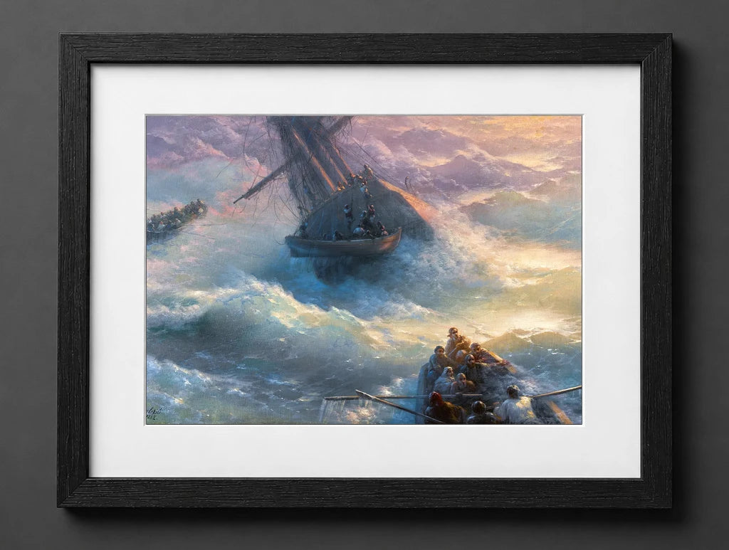 Ivan Aivazovsky - Abandoning Ship - (mockup) - CZB