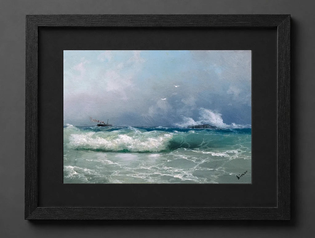 Ivan Aivazovsky - Biarritz - (mockup) - CZCZ