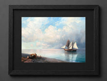 Ivan Aivazovsky - Calm Early Evening Sea - (mockup) - CZCZ