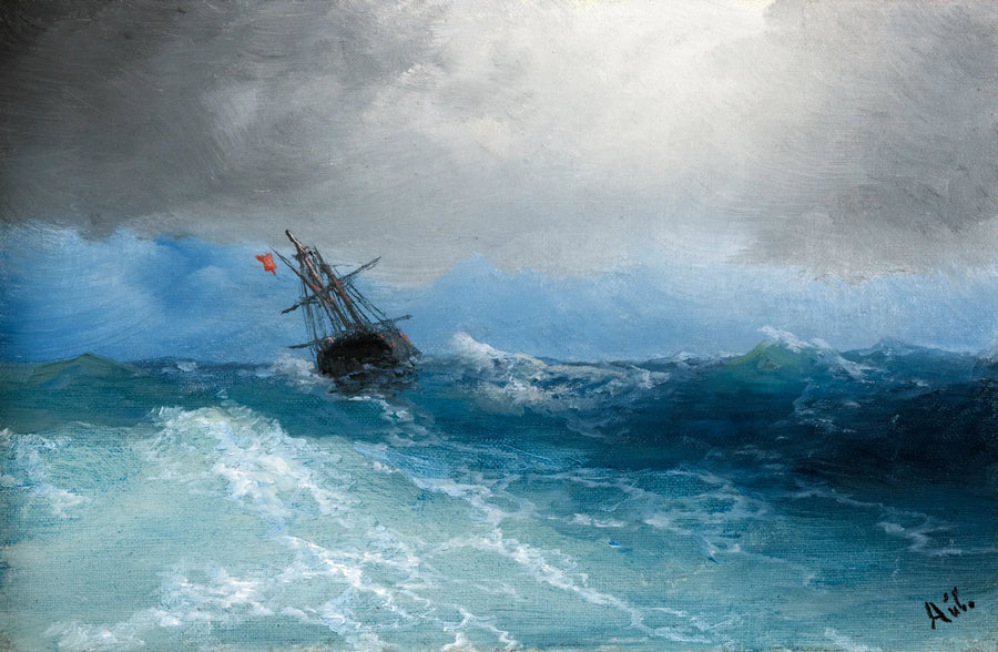 Ivan Aivazovsky - Nadchodząca burza