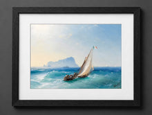 Ivan Aivazovsky - The Bay of Naples with Capri - (mockup) - CZB