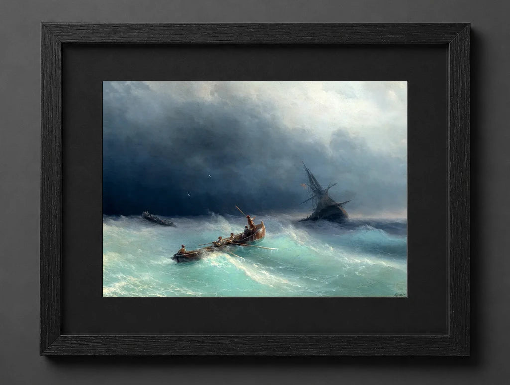 Ivan Aivazovsky - The Storm at Sea - (mockup) - CZCZ