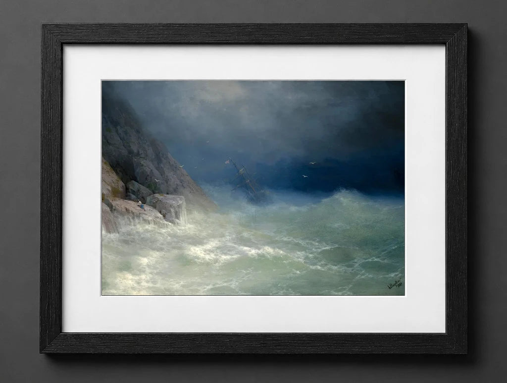 Ivan Aivazovsky - The Survivor - (mockup) - CZB