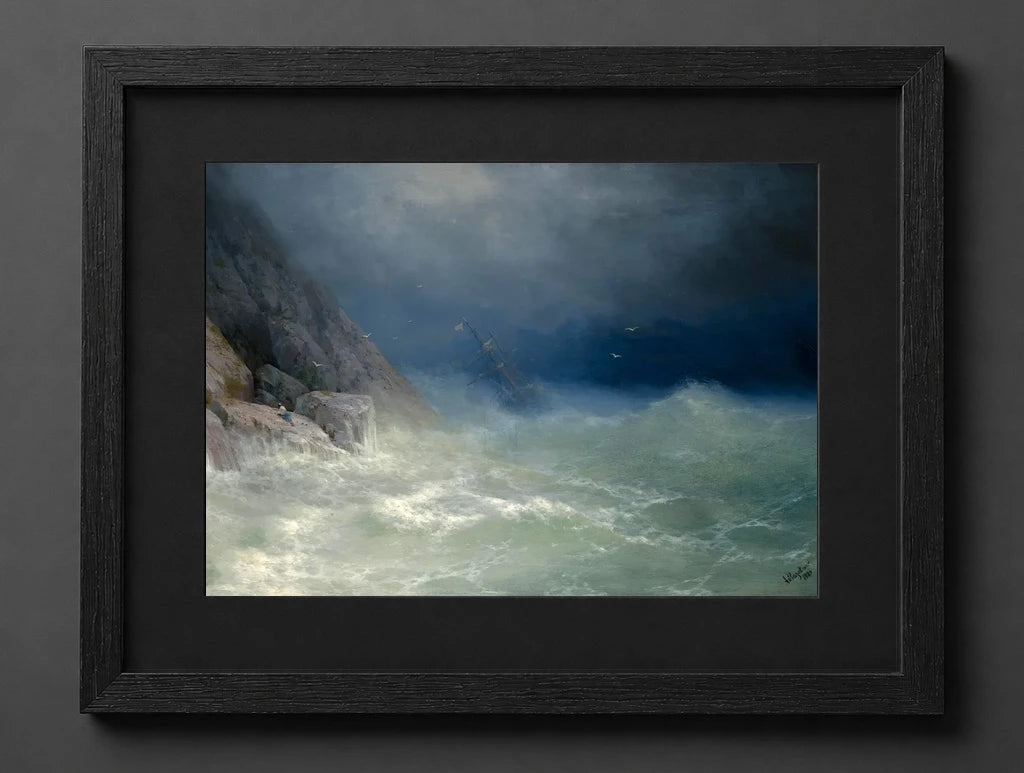 Ivan Aivazovsky - The Survivor - (mockup) - CZCZ