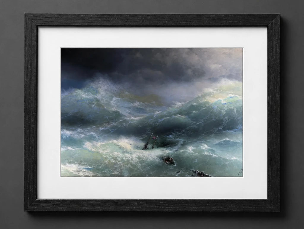 Ivan Aivazovsky - The Wave - (mockup) - CZB