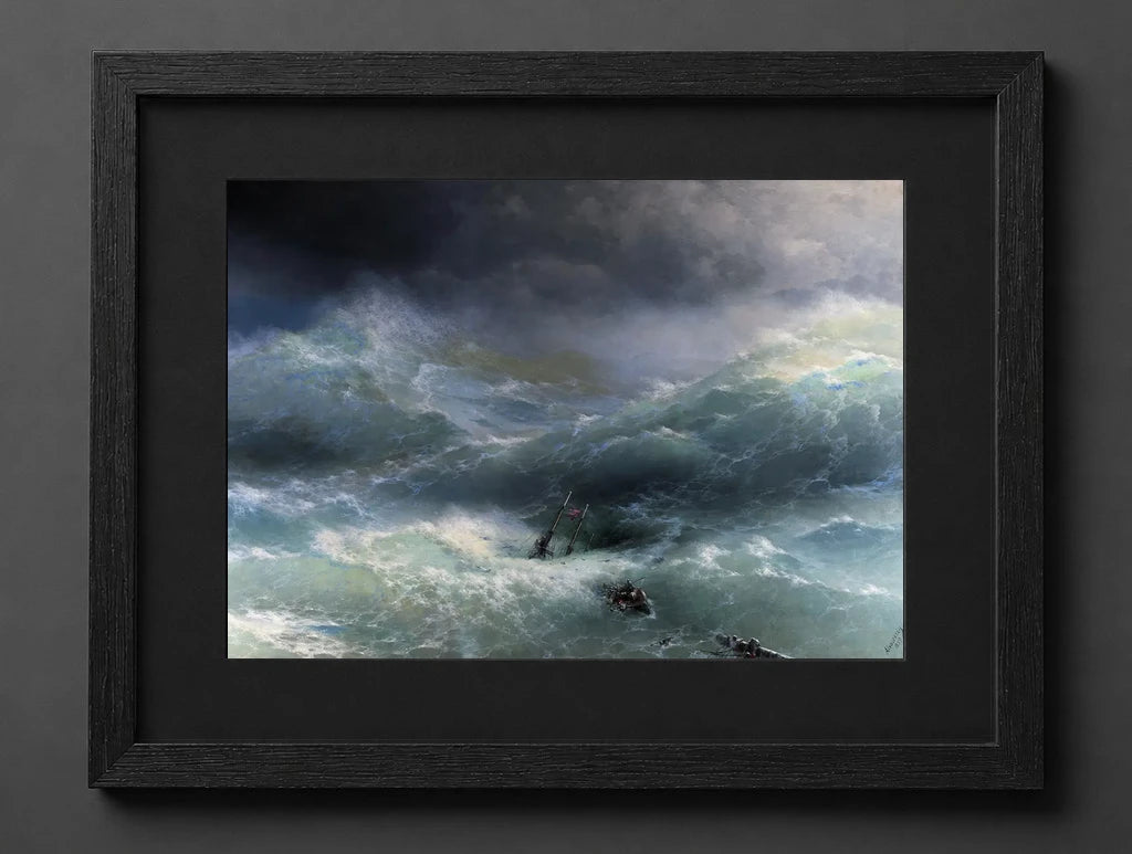 Ivan Aivazovsky - The Wave - (mockup) - CZCZ