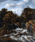 Jacob Van Ruisdael - Norwegian Landscape with Waterfall (Full)