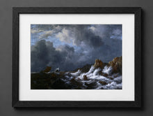 Jacob Van Ruisdael - View from the Coast of Norway (or a Stormy Sea) - (mockup) - CZB