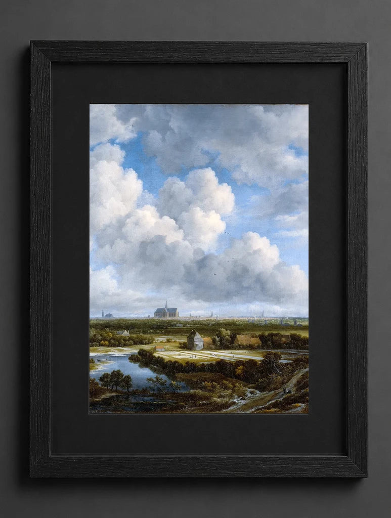 Jacob Van Ruisdael - View of Haarlem with Bleaching Grounds - (mockup) - CZCZ