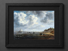 Jacob Van Ruisdael - Widok plaży - (mockup) - CZCZ