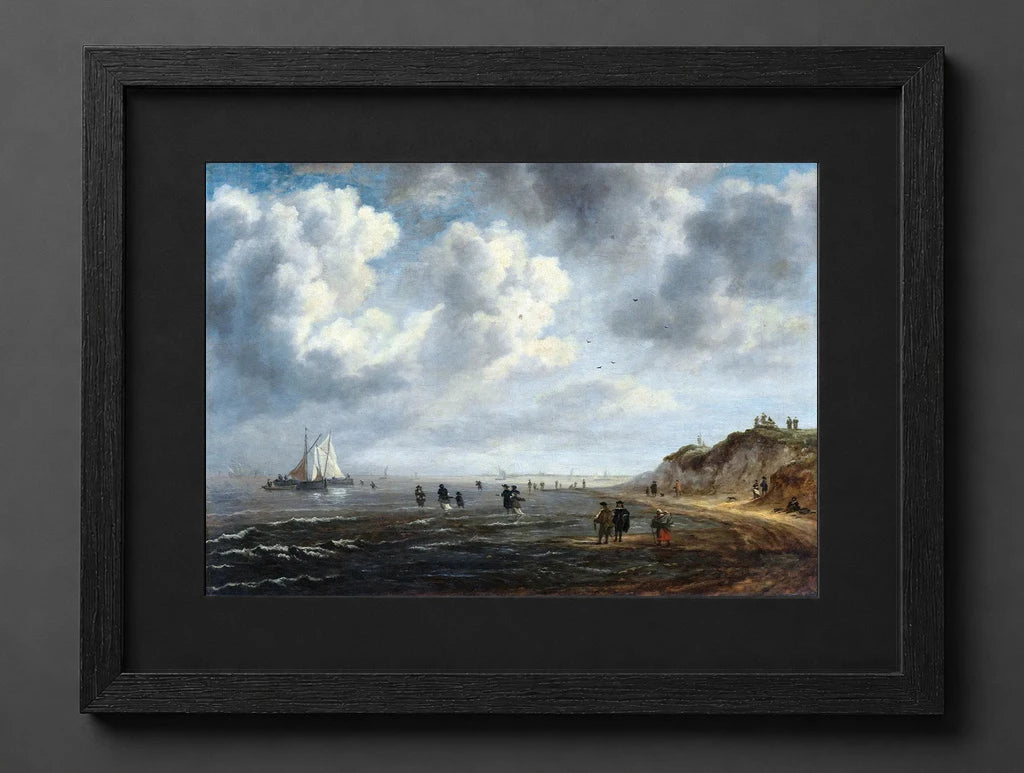 Jacob Van Ruisdael - Widok plaży - (mockup) - CZCZ