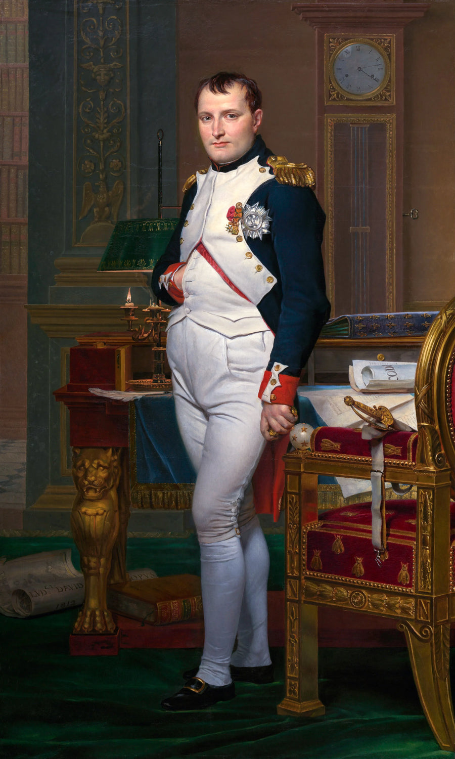 Jacques-Louis David - Napoleon w swoim gabinecie w pałacu Tuileries