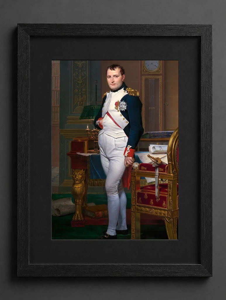 Jacques-Louis David - The Emperor Napoleon in His Study at the Tuileries - (mockup) - CZCZ