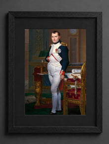 Jacques-Louis David - The Emperor Napoleon in His Study at the Tuileries - (mockup) - CZCZ