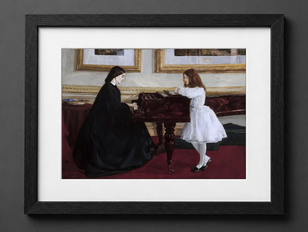 James Mcneill Whistler - At the Piano - (mockup) - CZB