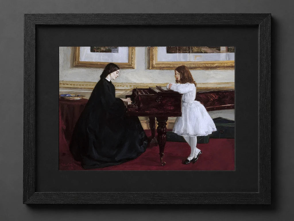 James Mcneill Whistler - At the Piano - (mockup) - CZCZ