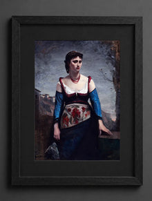 Jean-Baptiste-Camille Corot - Agostina - (mockup) - CZCZ