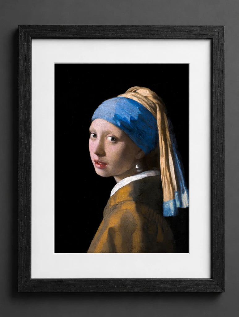 Johannes Vermeer - Girl with a Pearl Earring - (mockup) - CZB