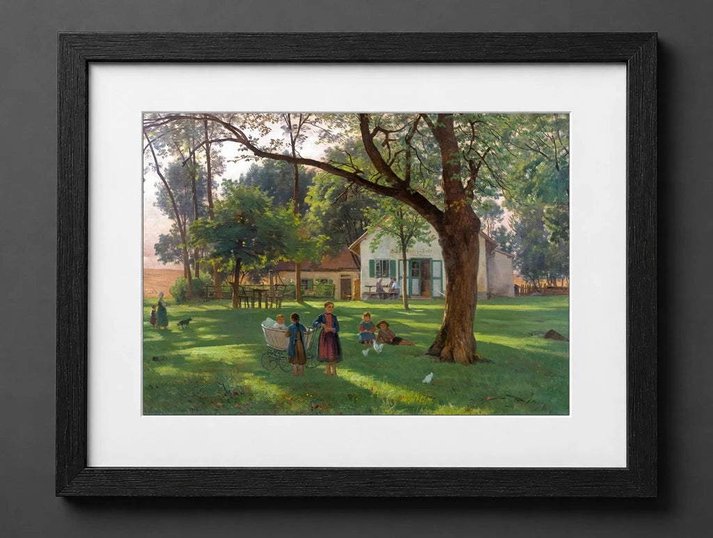 Johannes Vermeer - Under Old Linden Trees Near Erding - (mockup) - CZB