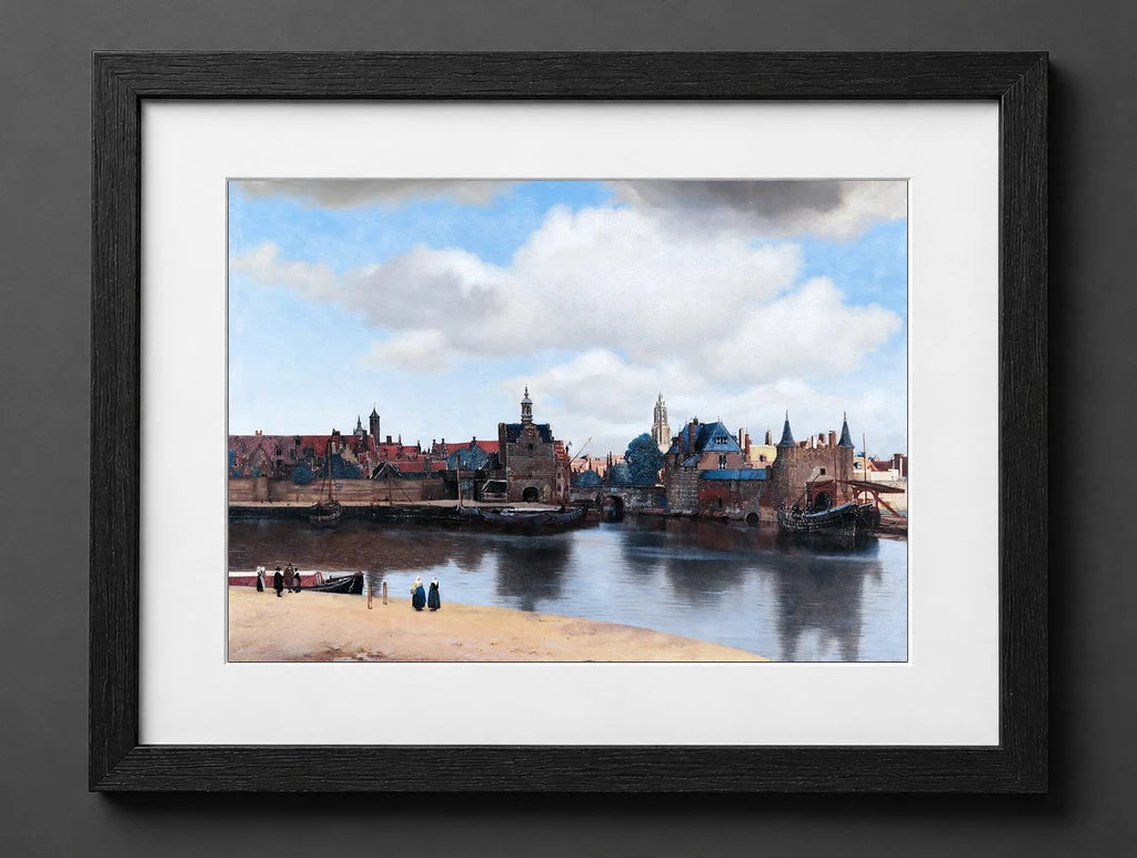 Johannes Vermeer - View of Delft - (mockup) - CZB