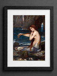 John William Waterhouse - A Mermaid in Paris - (mockup) - CZB