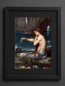 John William Waterhouse - A Mermaid in Paris - (mockup) - CZCZ