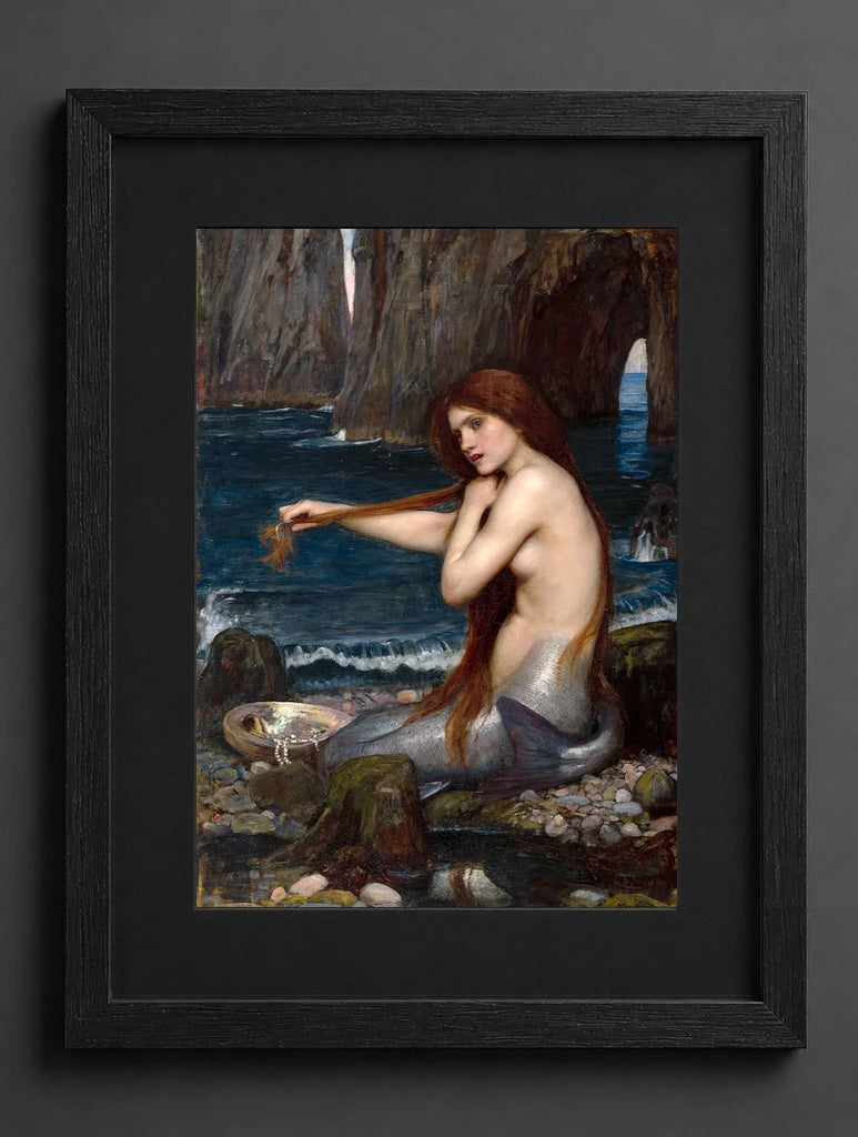 John William Waterhouse - A Mermaid in Paris - (mockup) - CZCZ