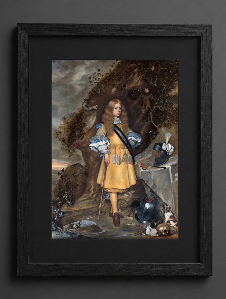John William Waterhouse - Memorial Portrait of Moses Ter Borch - (mockup) - CZCZ