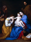 Jusepe Ribera - The Holy Family with Saints Anne and Catherine of Alexandria (Full)