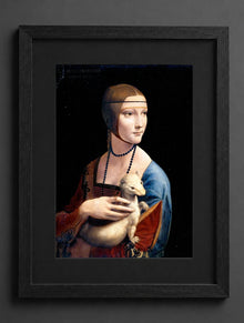 Leonardo Da Vinci - Lady with an Ermine - (mockup) - CZCZ