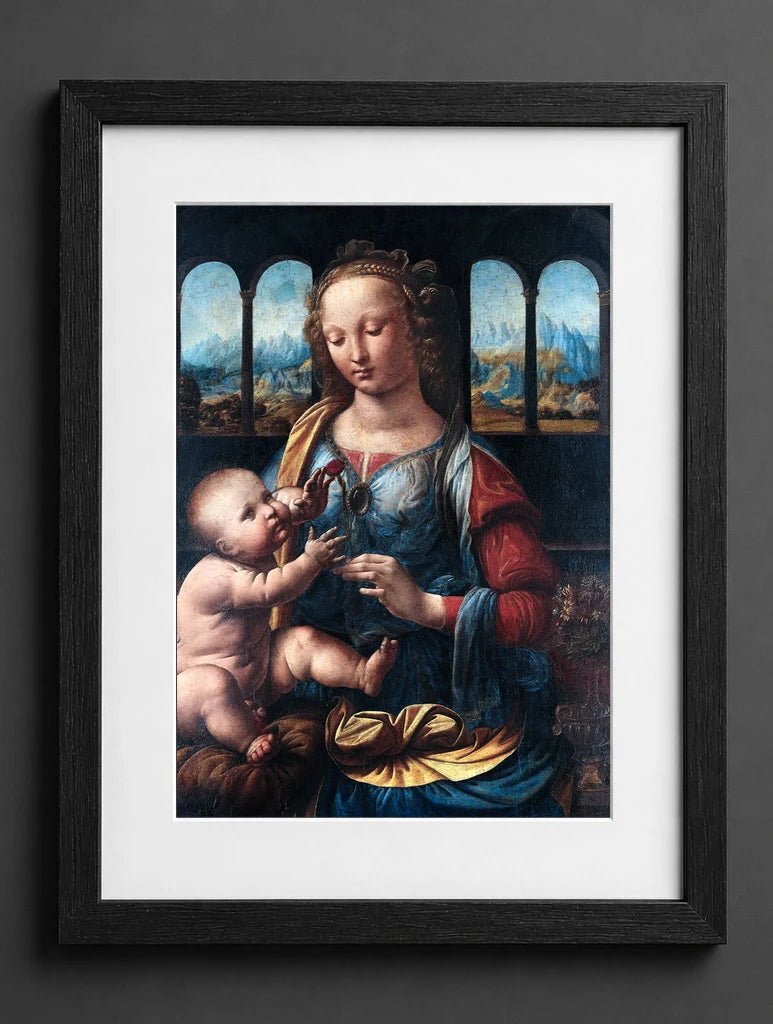 Leonardo Da Vinci - Madonna of the Carnation - (mockup) - CZB