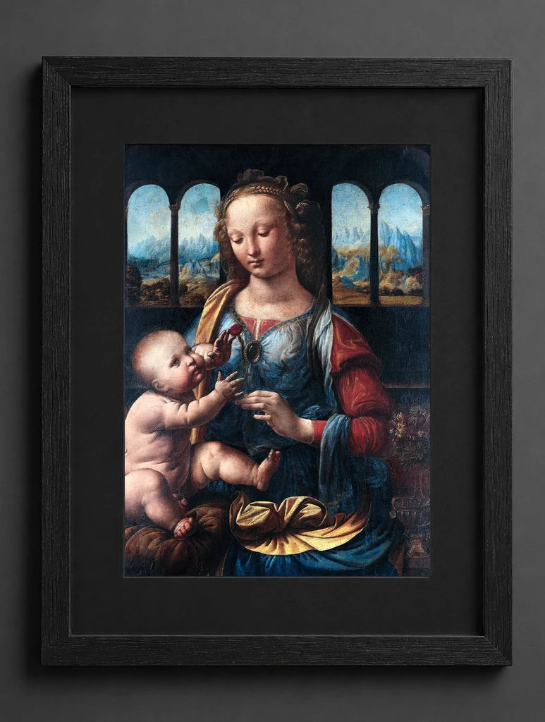 Leonardo Da Vinci - Madonna of the Carnation - (mockup) - CZCZ