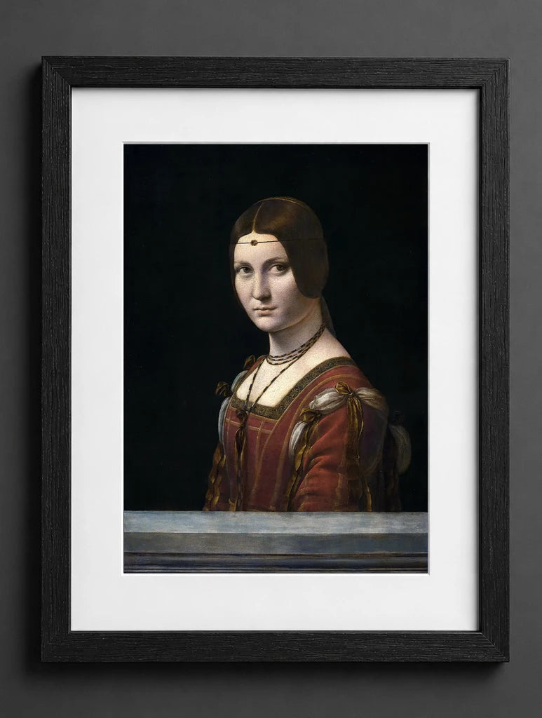 Leonardo Da Vinci - Portrait of an Unknown Woman - (mockup) - CZB