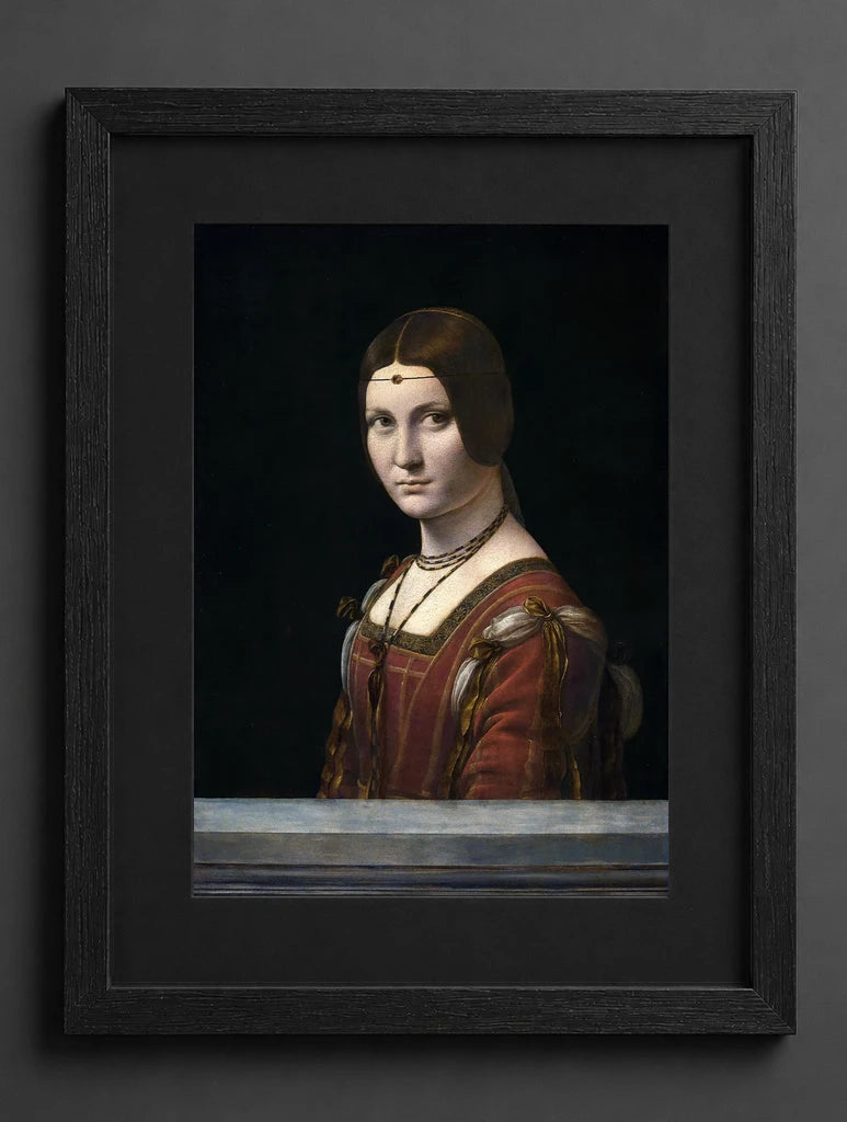 Leonardo Da Vinci - Portrait of an Unknown Woman - (mockup) - CZCZ