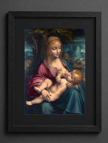 Leonardo Da Vinci - The Virgin and Child - (mockup) - CZCZ