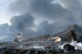 Ludolf Bakhuizen - Ships in a Tempest (Full)