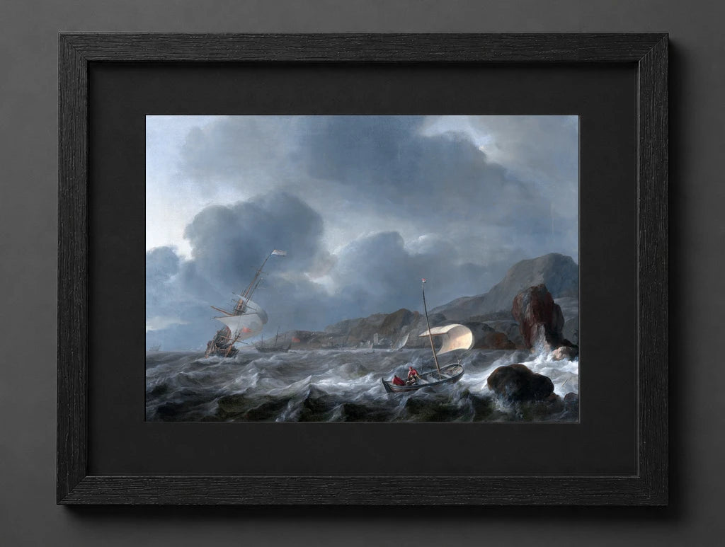 Ludolf Bakhuizen - Ships in a Tempest - (mockup) - CZCZ