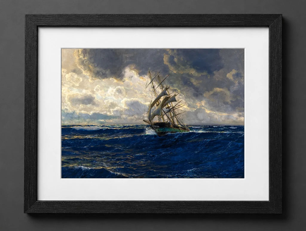Michael Zeno Diemer - A Three-Master at Sea - (mockup) - CZB