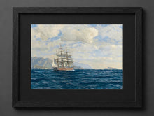 Michael Zeno Diemer - Three-Master in the Strait of Messina - (mockup) - CZCZ
