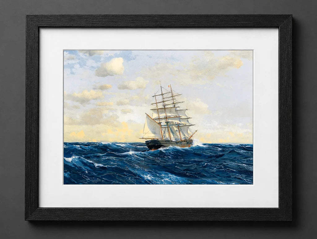 Michael Zeno Diemer - Three-Master on the High Seas - (mockup) - CZB