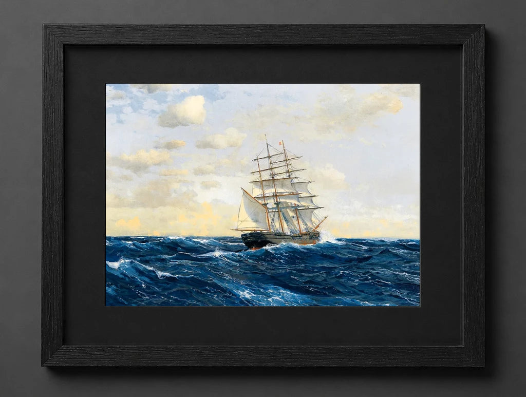 Michael Zeno Diemer - Three-Master on the High Seas - (mockup) - CZCZ