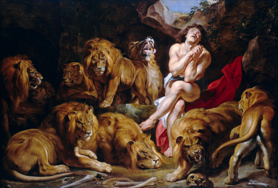 Peter Paul Rubens - Daniel w jaskini lwów
