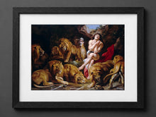 Peter Paul Rubens - Daniel in the Lions' Den - (mockup) - CZB