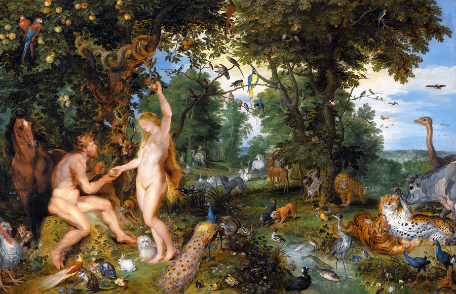 Peter Paul Rubens - Rajski ogród z upadkiem człowieka