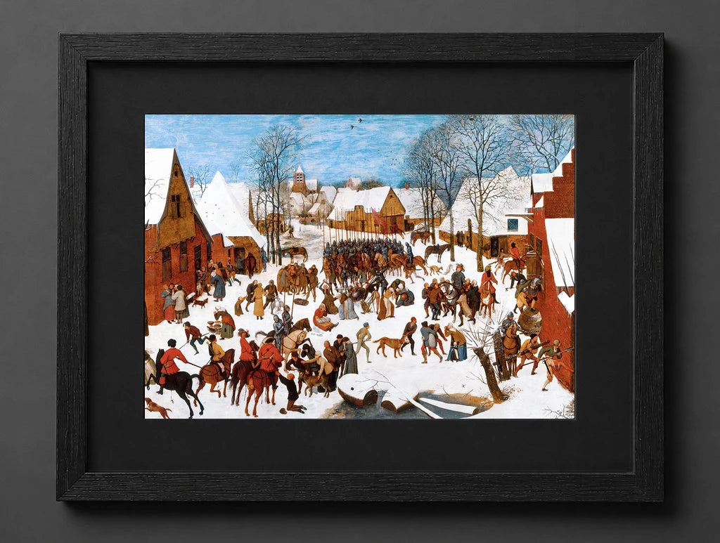 Pieter Bruegel (starszy) - Massacre of the Innocents - (mockup) - CZCZ
