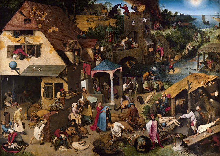Pieter Bruegel (starszy) - Wesele chłopskie