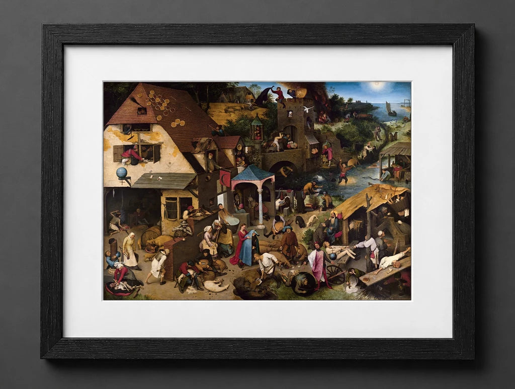 Pieter Bruegel (starszy) - Peasant Wedding - (mockup) - CZB