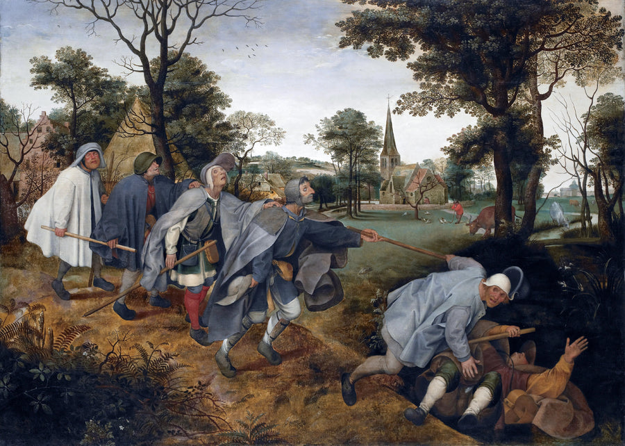 Pieter Bruegel (starszy) - Przypowieść o ślepcach
