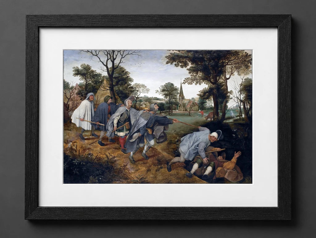 Pieter Bruegel (starszy) - The Blind Leading the Blind - (mockup) - CZB