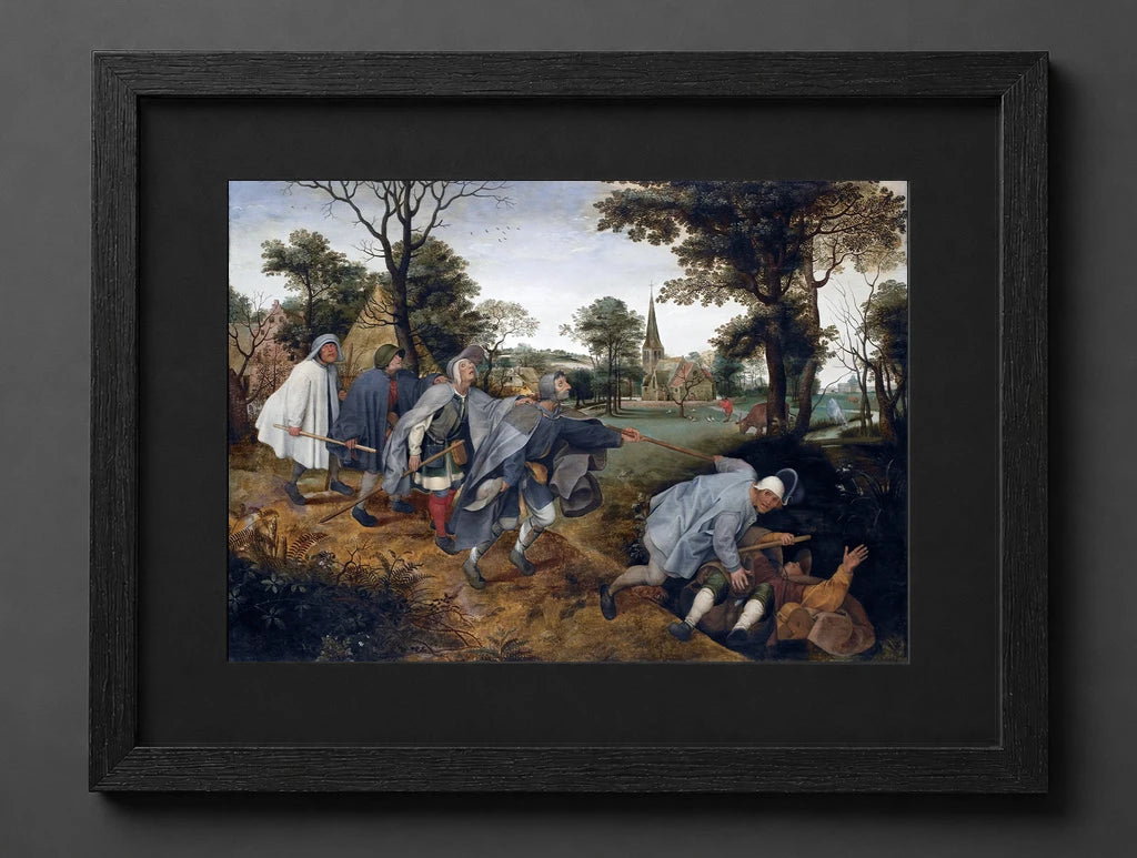 Pieter Bruegel (starszy) - The Blind Leading the Blind - (mockup) - CZCZ